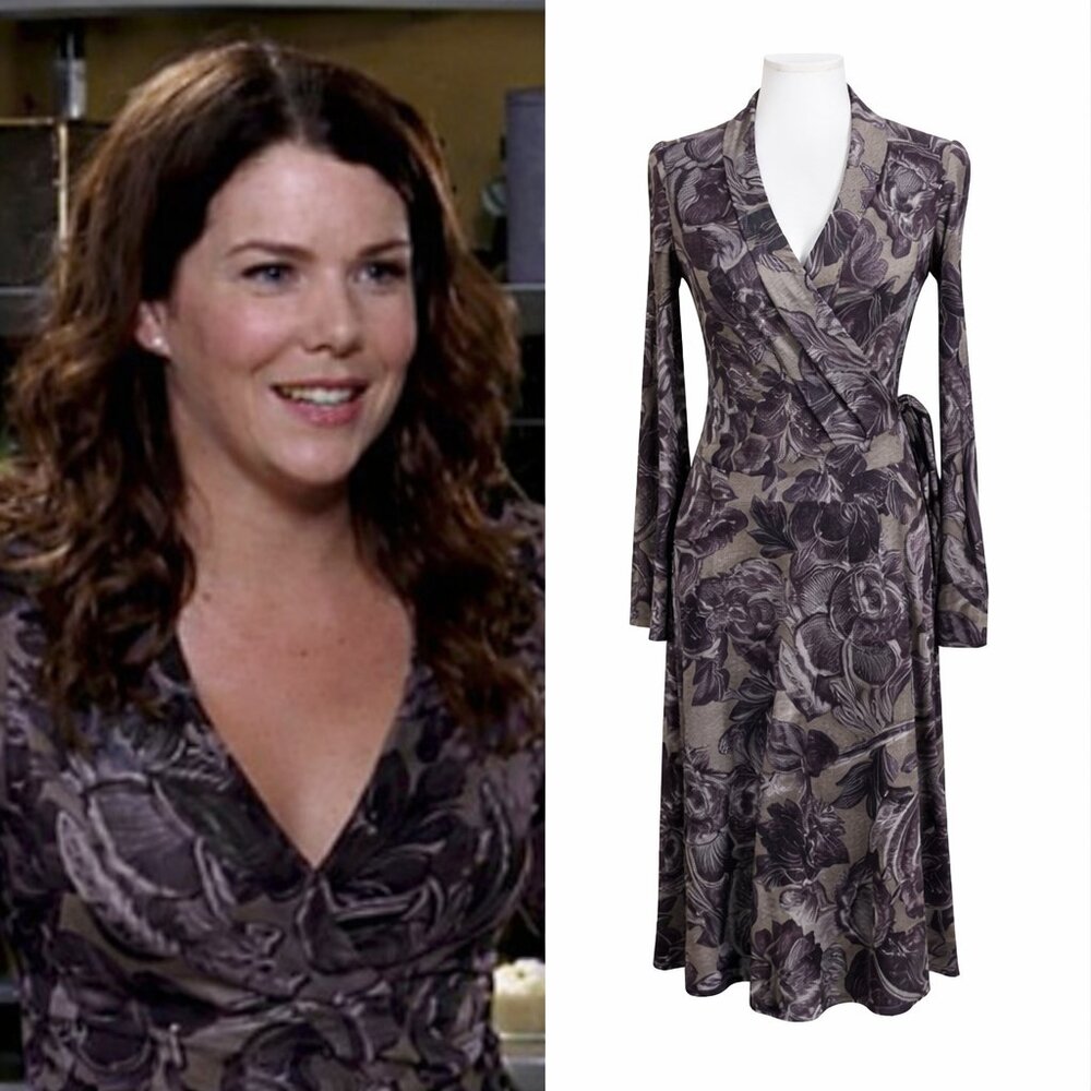 DVF Diane von Furstenberg Boka 100% Silk Wrap Dress Cordova Print Size 0